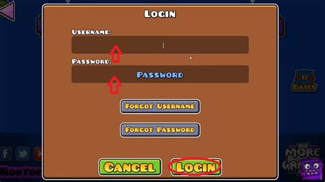 geometry dash log in.